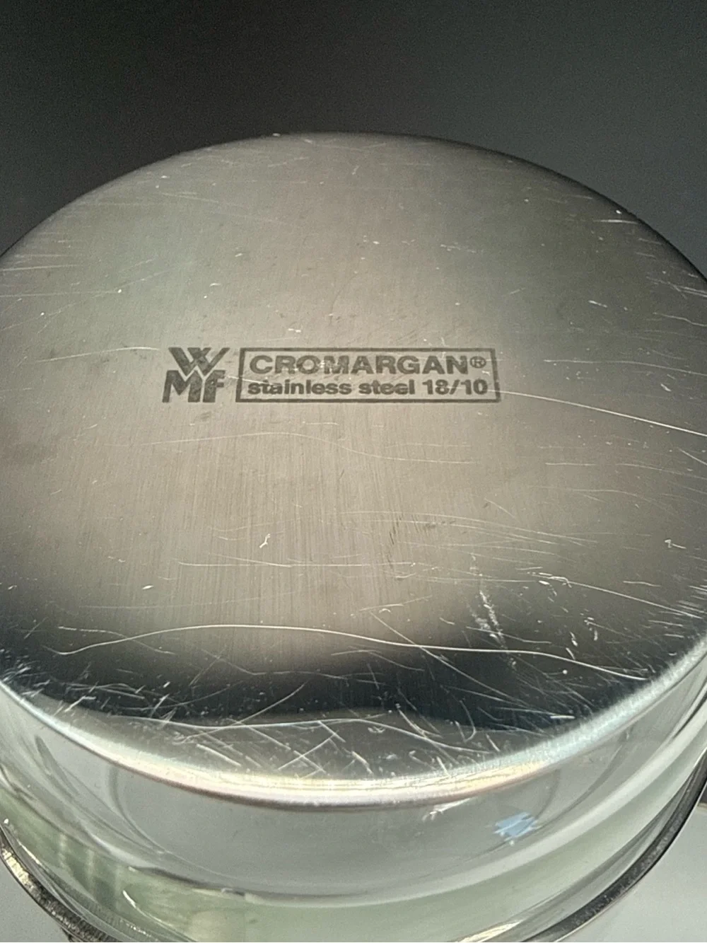 Vintage WMF Cromargan Celestial Tea Set of 2‎ Stainless Steel GERMANY